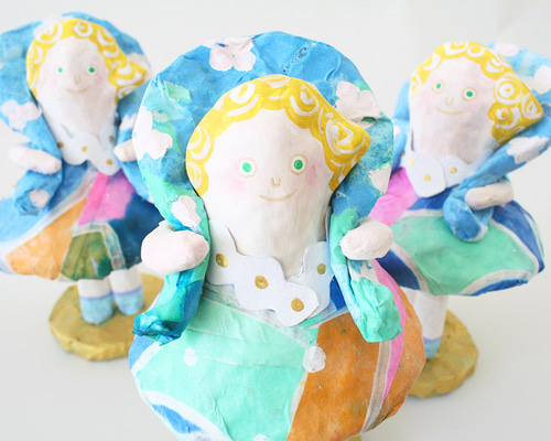 娘が作った張り子人形です。 29a9e9e136e67ee3c45eaa24678830