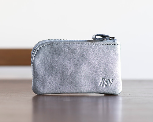 L字ファスナーポーチ コインケース 本革 日本製 小物入れ 姫路産