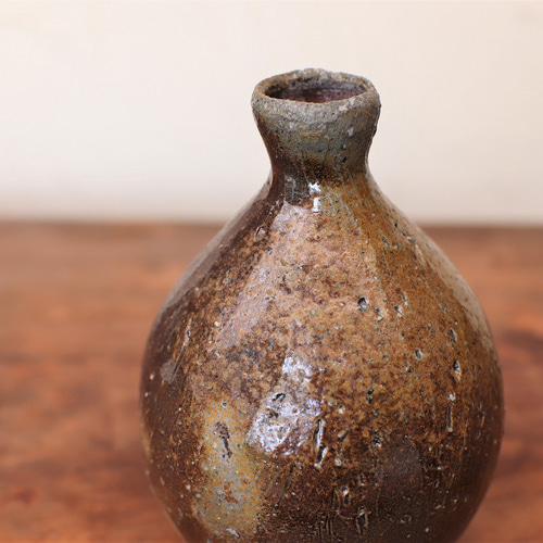 備前焼 聖観作 花瓶 新品 未使用 箱入 花入 花器 備前焼 花瓶 花