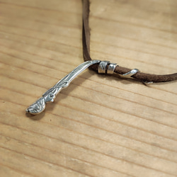 這款可愛的幸運符設計項鍊的真正本質是...錘打銀古董日本糖果牙籤的翻版_0821 第5張的照片