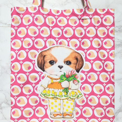 あんこちゃん✼*✲*✻*エコバッグ【トートバッグ】 エコバッグ・サブ 