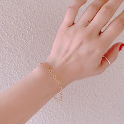 アレルギー対応 ハートチェーン ブレスレット ブレスレット kikori