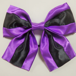 ハロウィンリボンヘアゴムNo.11☆サテン☆蝶 ハロウィンリボンヘアゴムNo.11☆サテン☆蝶 - ヘアゴム特別