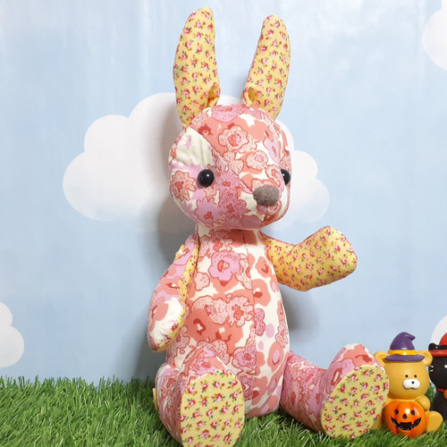 JELLY CAT Jellycat うさぎ ぬいぐるみ ハート 花柄 ピンク