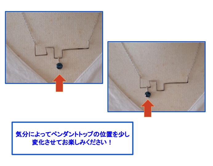 【オレガノ】シルバーネックレス　LNE002ロンドンブルートパーズ