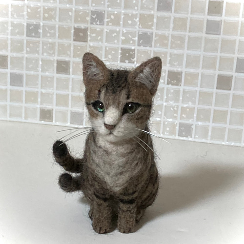 【素敵な額入り】　猫　優しいキジトラちゃん　53cm×41cm 楽天市場】猫夢アート版画 「からたちの花」キジトラ【猫 アート