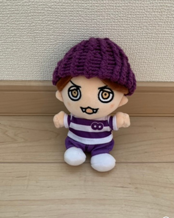 ちびぬい用ニット帽 紫 ニット帽・ビーニー さくら 通販