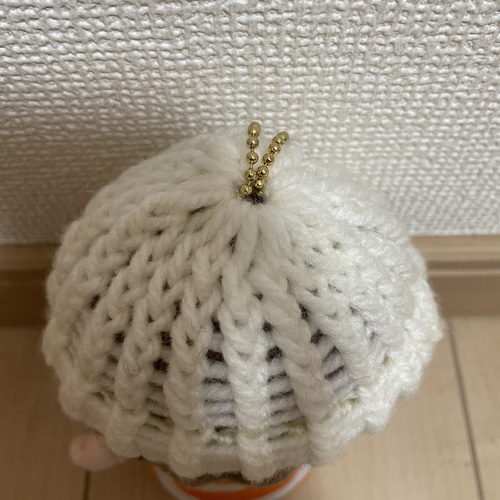 ちびぬい用ニット帽 白 ニット帽・ビーニー さくら 通販