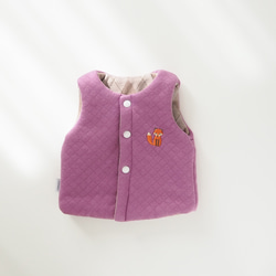 抱っこが気持ち良いベビーベスト ぶどう ベビー服 Littlenavy(リトル 