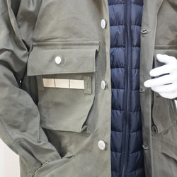 (Ｌ・ＬＬ）防水帆布フード付きジャケット 　男女兼用です。 11枚目の画像