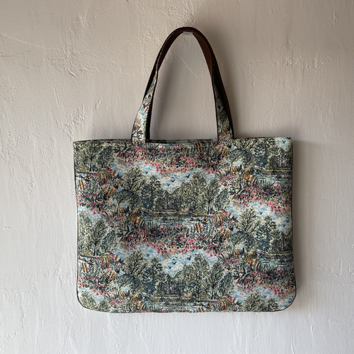 リバティ グレンコットハウス生地使用 大人のレッスンバッグ トート