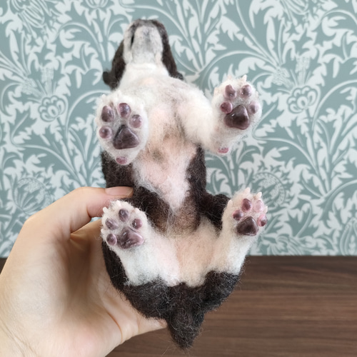 羊毛フェルト ボストンテリアさん 羊毛フェルト 羊毛わんこ 福や 羊毛フェルト ボストンテリアさん 羊毛フェルト 羊毛わんこ 福や