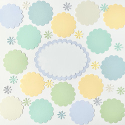 クラフトパンチさかな海の中いろいろ〜夏飾り くすみカラーランダム