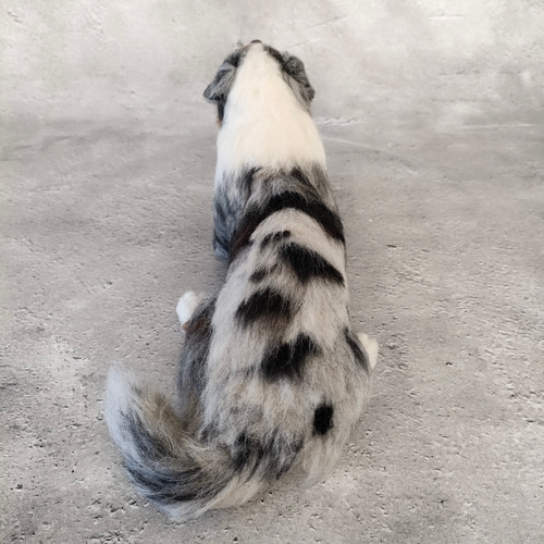 羊毛フェルト オーストラリアンシェパードさん 羊毛フェルト 羊毛