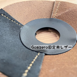 Goalzero用 ハンドメイドのレザーシェード／ヌバックコンビ 5枚目の画像