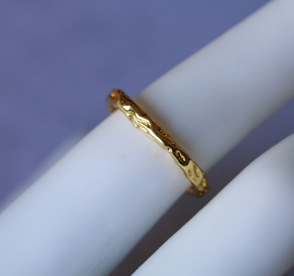 真鍮　リング　BrassRing　指輪　フリーサイズ　オープンリング 4枚目の画像