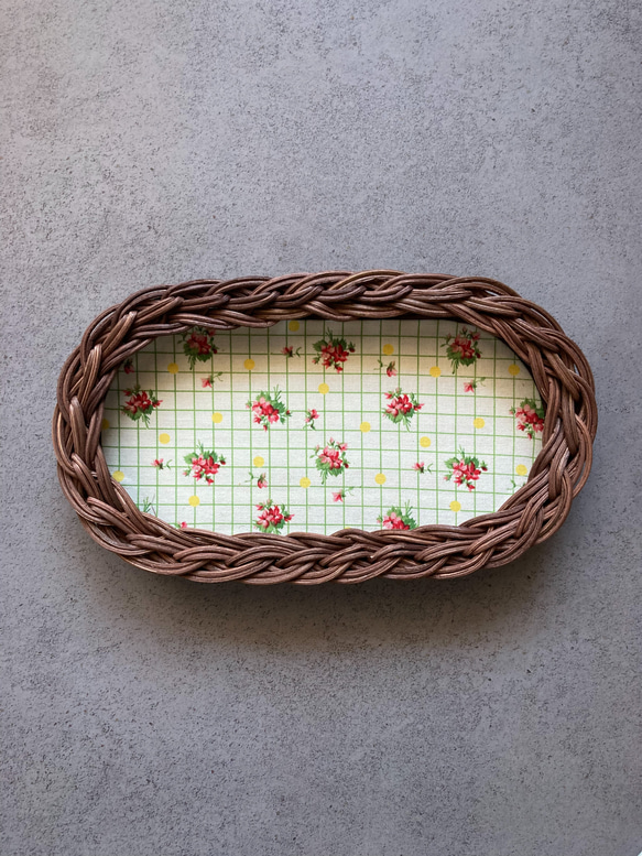 multi tray『plaid,floral and polka dots』 2枚目の画像