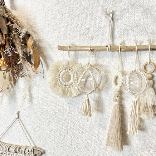 マクラメクリスマスオーナメント