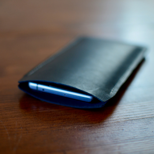 本革 各種対応 スマートフォンケース ヌメ革ブラック レザーケース スマホケース スマホケース/ヌメ革/iphone8プラス/スマホホルダー/本革