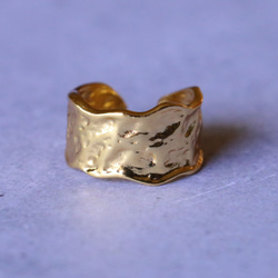 真鍮　リング　Brass　Ring　指輪　フリーサイズ　オープンリング 1枚目の画像