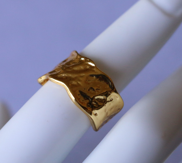 真鍮　リング　Brass　Ring　指輪　フリーサイズ　オープンリング 4枚目の画像