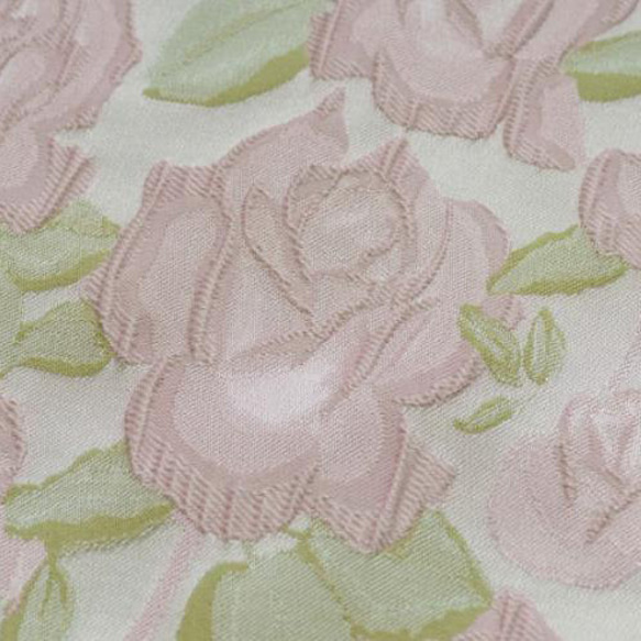 ピンクレリーフ花柄 ジャカード生地 [4024] 8枚目の画像