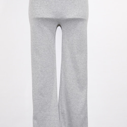 Rib Slit Easy Pants (grey) ロングパンツ グレー 灰色 カジュアル 5枚目の画像