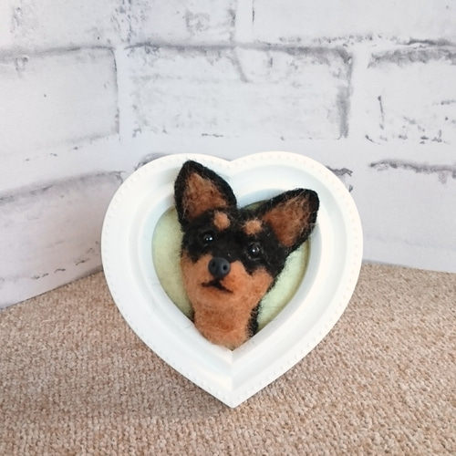 羊毛フェルト ミニチュアピンシャーインテリア