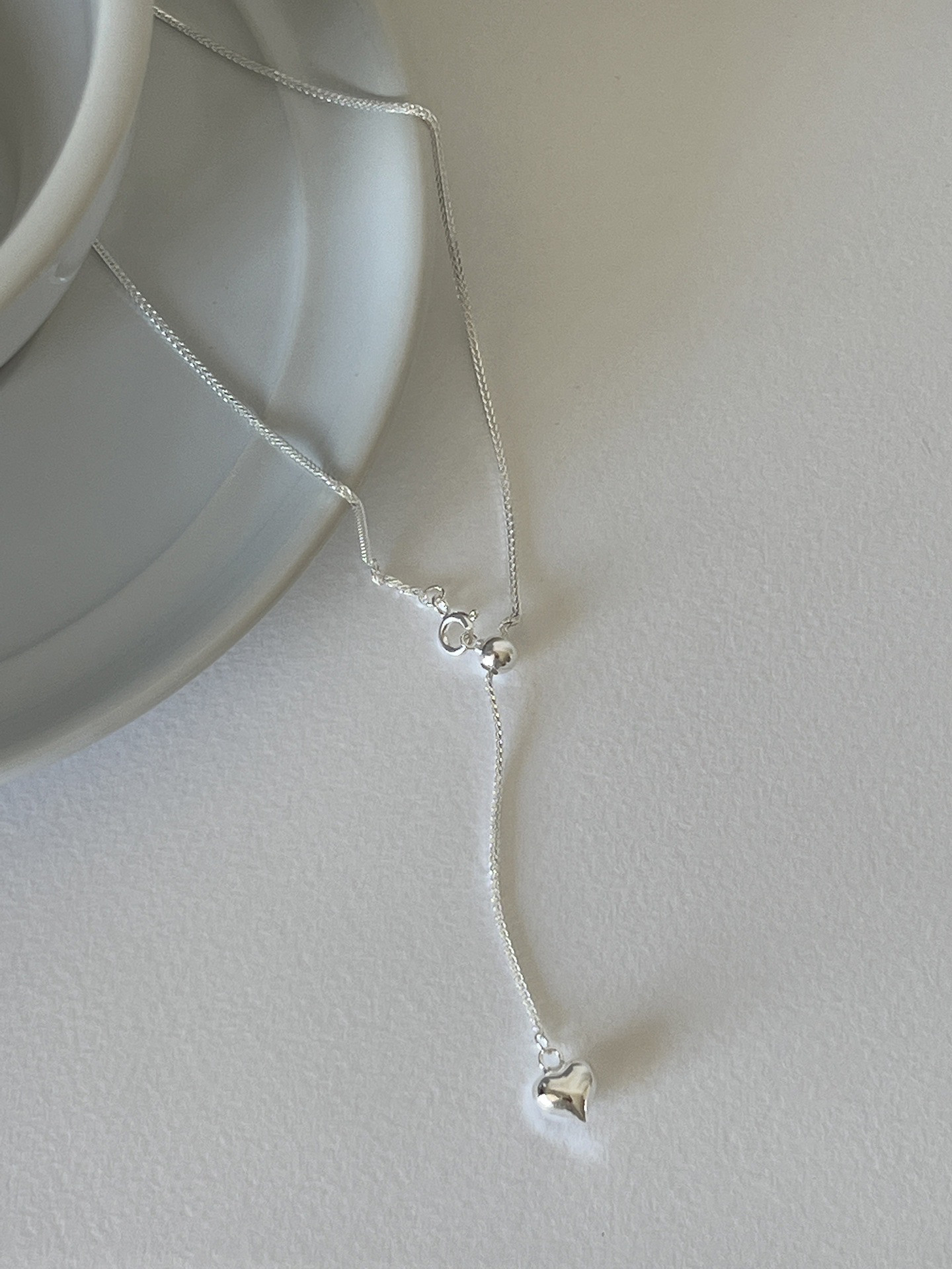 チェーンネックレス ハートチャーム silver925 マルジェラ シルバー