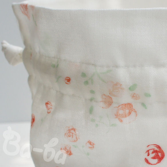 Ba-ba handmade mini drawstring bag  No.K4 第4張的照片