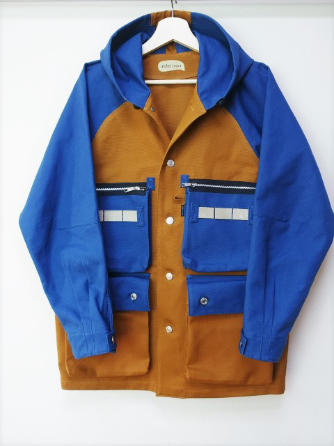 （Ｌ）身幅60ｃｍ　8号帆布・フード付きジャケット　男女兼用です。