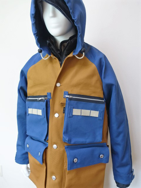 （Ｌ）身幅60ｃｍ　8号帆布・フード付きジャケット　男女兼用です。