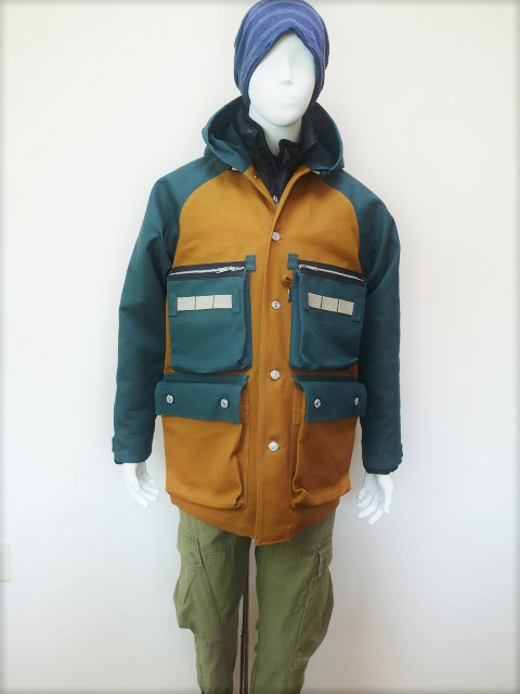 （Ｌ）身幅60ｃｍ　8号帆布・フード付きジャケット　男女兼用です。