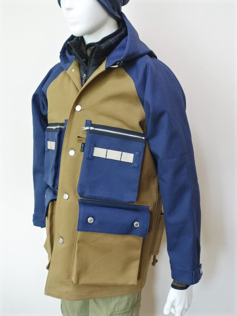 （Ｌ）身幅60ｃｍ　8号帆布・フード付きジャケット　男女兼用です。