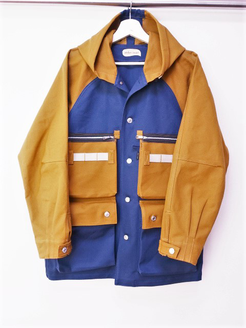 （Ｌ）身幅60ｃｍ　8号帆布・フード付きジャケット　男女兼用です。