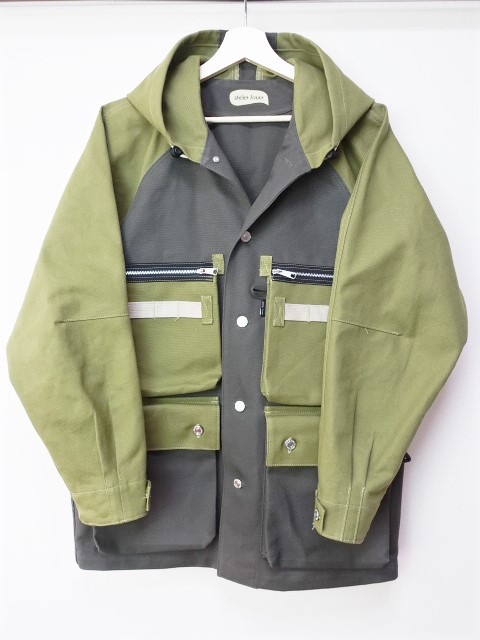 （Ｌ）身幅60ｃｍ　8号帆布・フード付きジャケット　男女兼用です。