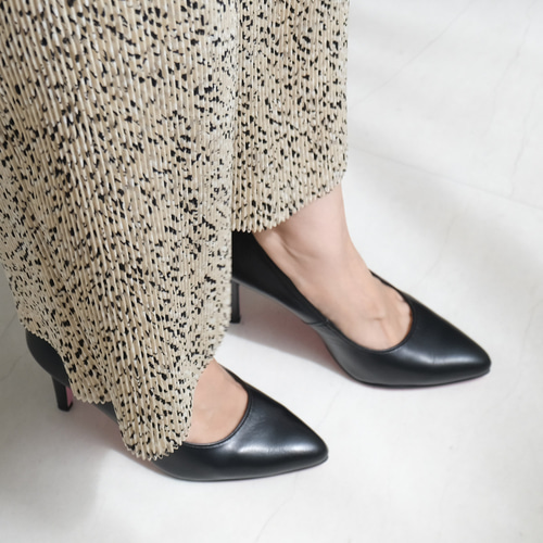 期間限定50%OFF】美脚脚長パンプス 日本製本革 9cmヒール / PO