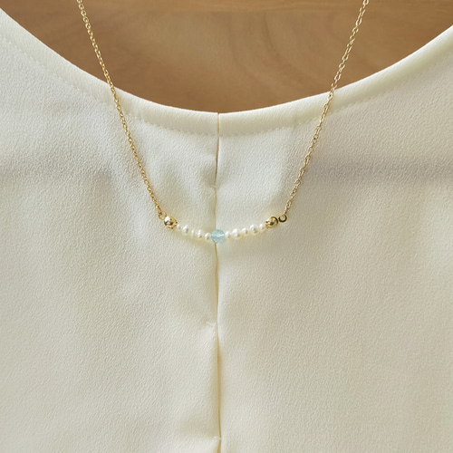 【話題:水中OK:色あせなし】AVARIA Layered ネックレス 14kgf 宝石質 大粒グリーンオニキスAAA 常磐色の天然石