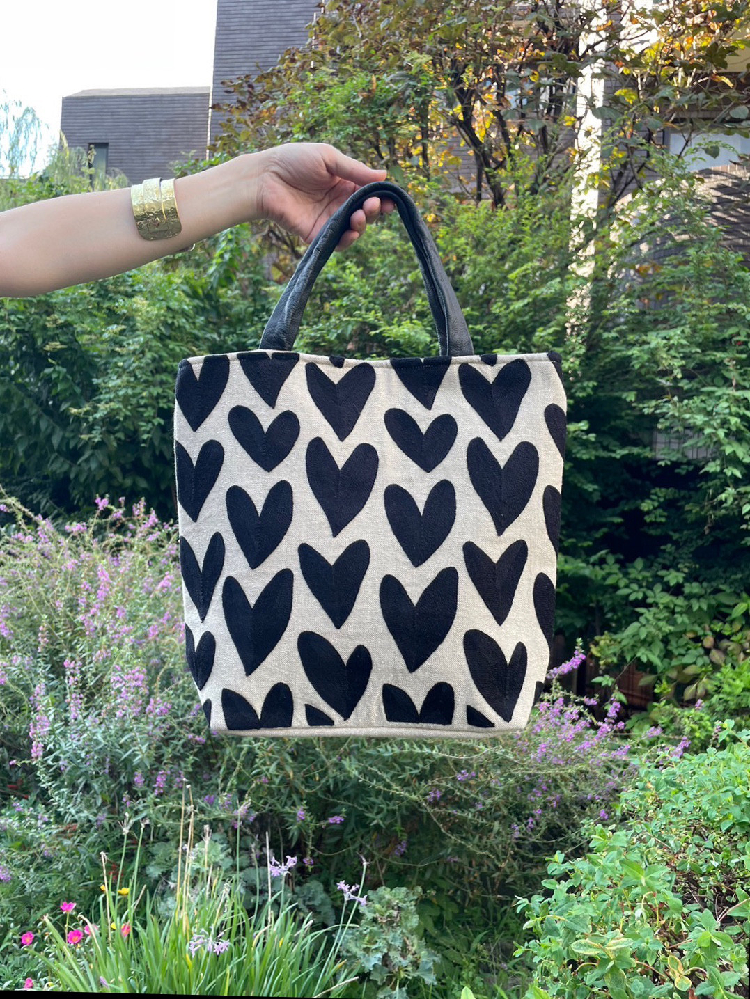 Heartトートバッグ Decoration