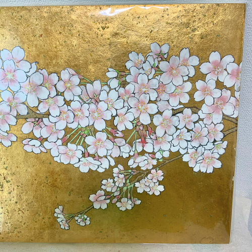 日本画サクラ図 絵画 kana 通販 16543074｜Creema(クリーマ)