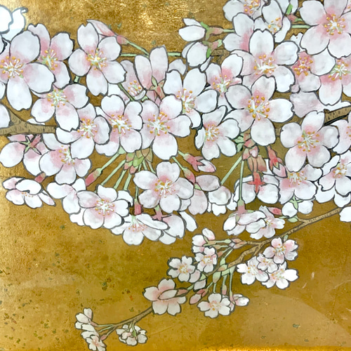日本画サクラ図 絵画 kana 通販 16543074｜Creema(クリーマ)