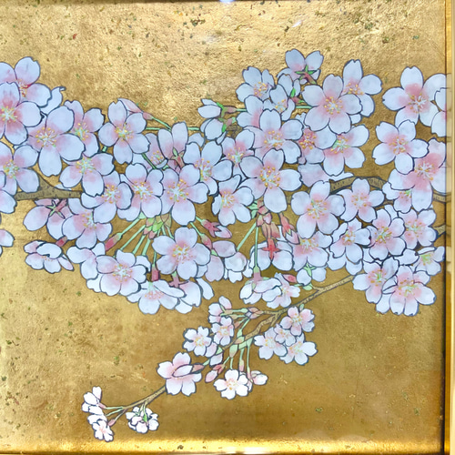 日本画サクラ図 絵画 kana 通販 16543074｜Creema(クリーマ