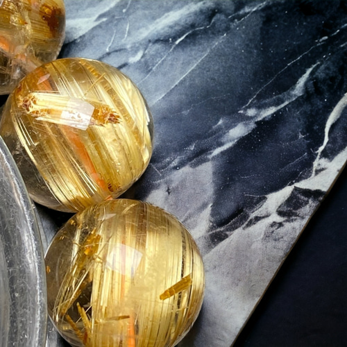 タイチンルチルクォーツ[goTt]キャッツアイ猫目　大珠14mm　超品質 タイチンルチルクォーツ[goTt]キャッツアイ猫目 大珠14mm 超品質