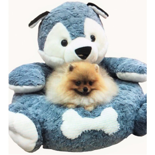 ぬいぐるみみたいなベッド パピー 小型犬 犬 猫 ペット コットン