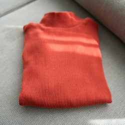 Morino Gakko 超值三件式棉質高領上衣（白色、灰色和陶土色）| mg-th-set-04 第13張的照片