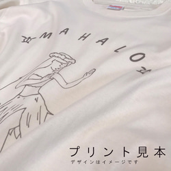 ハワイアンデザインロンT 長袖Tシャツ ロング袖Tシャツ サーフボードのイラスト サーフィン サーフスタイル CAL 6枚目の画像