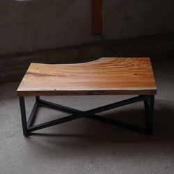 欅の良材 一枚板 ローテーブル リビングテーブル ＜送料無料＞ 5枚目の画像