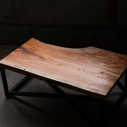 欅の良材 一枚板 ローテーブル リビングテーブル ＜送料無料＞ 18枚目の画像
