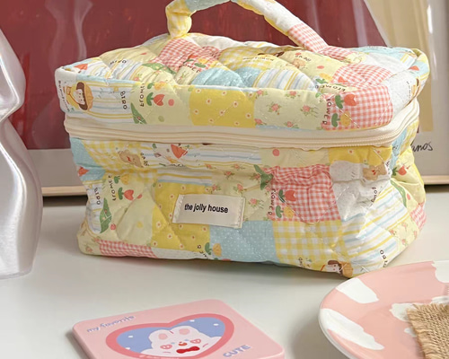 【収納ポーチでコンパクトに♪】Hermes キルティング ジャケット ガジェットポーチ 旅行ポーチ 収納ポーチ Melia キルティング