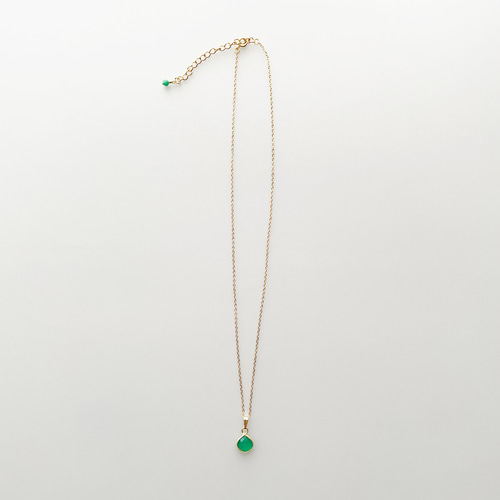 癒しカラー】グリーンカラーネックレスセット 天然石 ビーズ こっくり